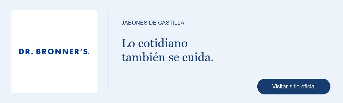 Dr. Bronner’s · Jabones de Castilla · Visitar sitio oficial (abre en otra pestaña)