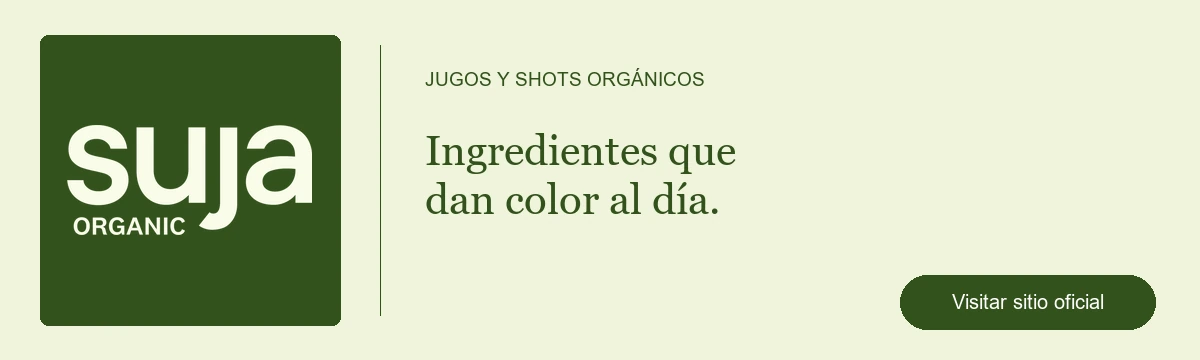 Suja Organic · Jugos y shots orgánicos · Visitar sitio oficial (abre en otra pestaña)