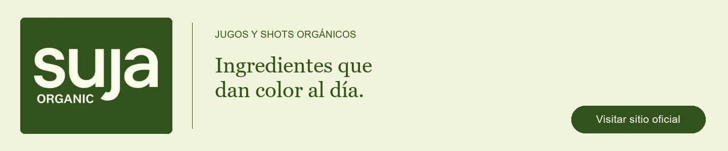Suja Organic · Jugos y shots orgánicos · Visitar sitio oficial (abre en otra pestaña)