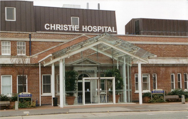 Edificio del hospital The Christie en Manchester.